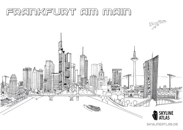 Раскраска небоскреб