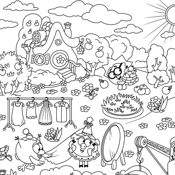 Необычные раскраски для детей