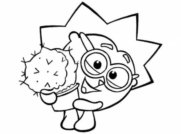 Раскраска «Смешарики»