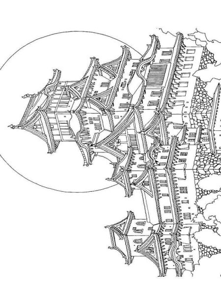 Раскраска Токио