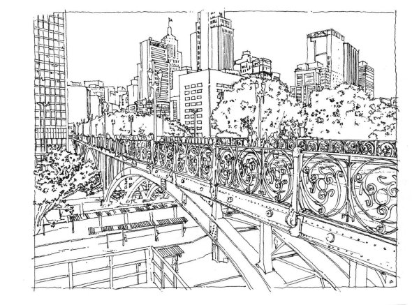 Раскраска "город"