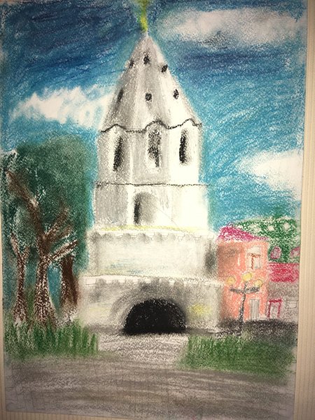 Сызранский Кремль рисунок