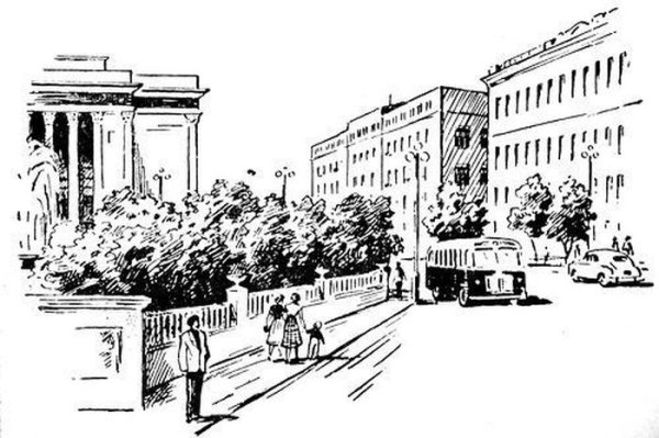 Город Киров рисунок