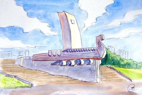 Самара рисунок