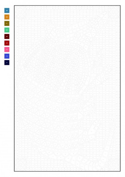 Цветовой квест животные непростые картины по номерам Вудкок Джон