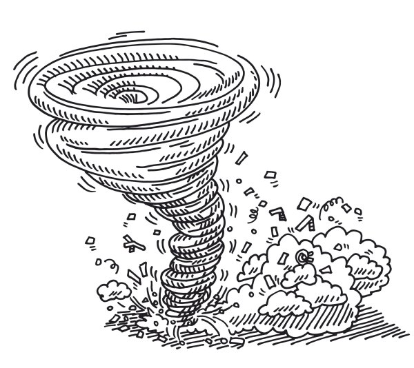 Смерч раскраска для детей
