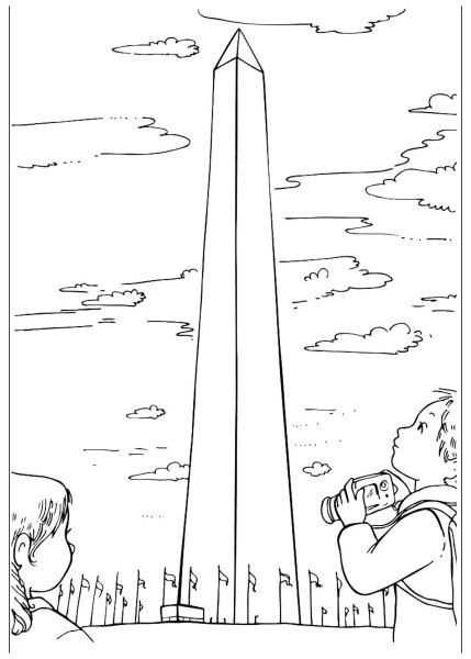 Раскраска достопримечательности