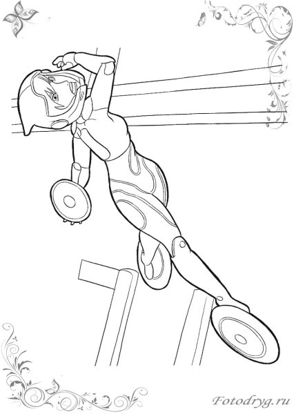 Раскраска город героев Гого