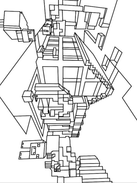 Раскраска майнкрафт