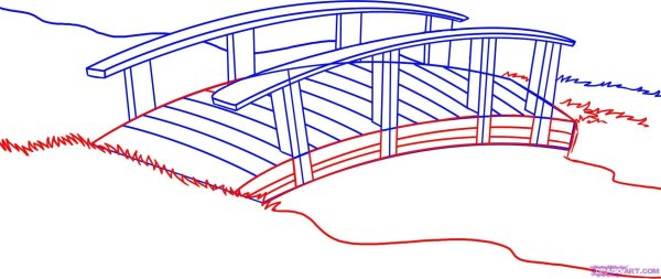 Раскраска мост