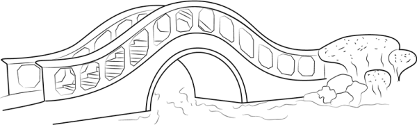 Мостик для раскрашивания