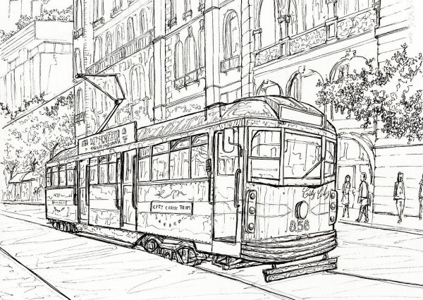 Трамвай разукрасить