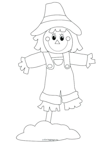 Страшила из изумрудного города раскраска