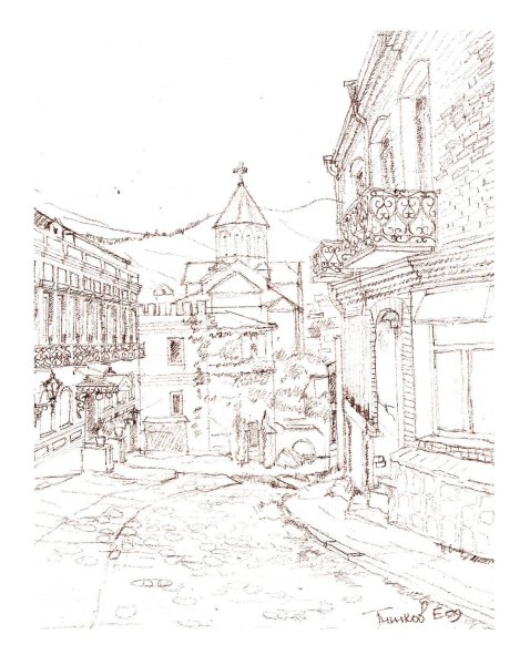 Карандашные Наброски для акварели