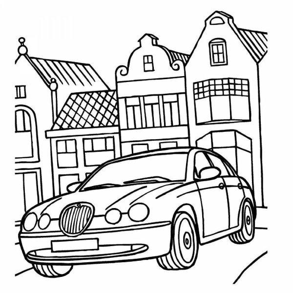 Автомобили (раскраски)