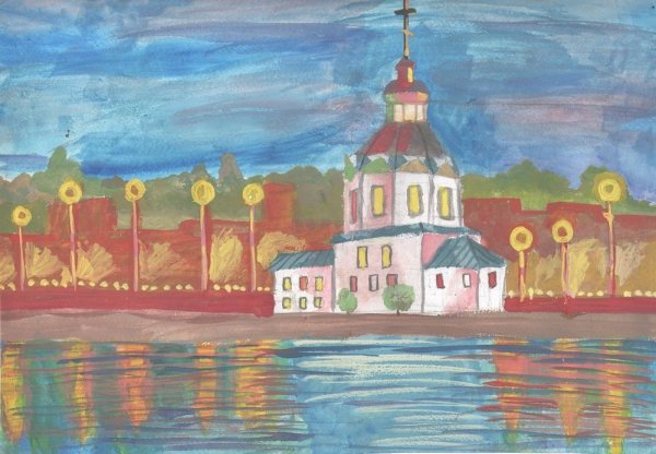 Чебоксарский залив Чебоксары рисунки