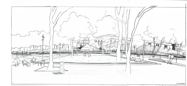 Наброски парка
