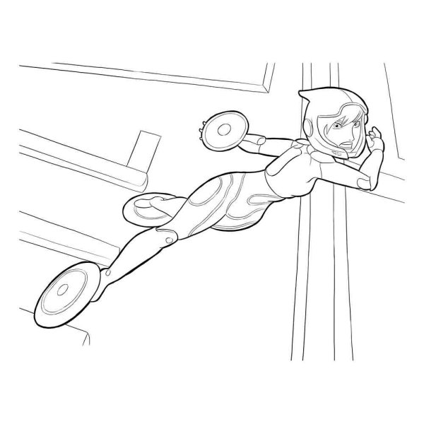 Раскраска город героев Гого