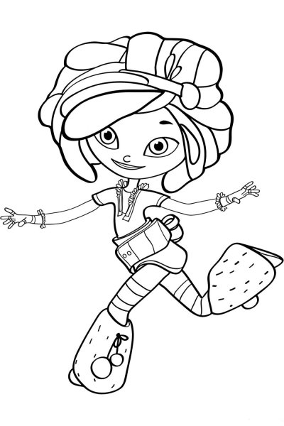 Раскраска сказочный патруль Варя