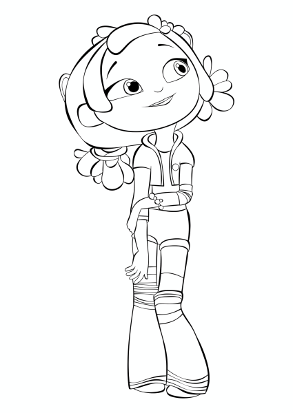 Раскраски сказочный патруль Ядвига Петровна