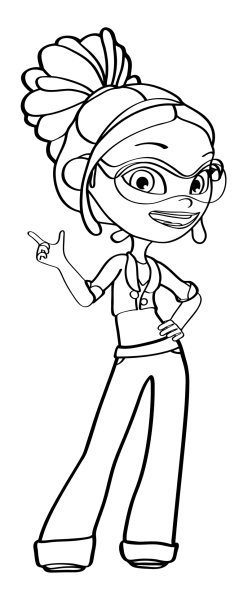 Раскраски сказочный патруль Ядвига Петровна