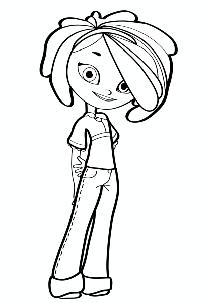 Сказочный патруль Снежка раскраска