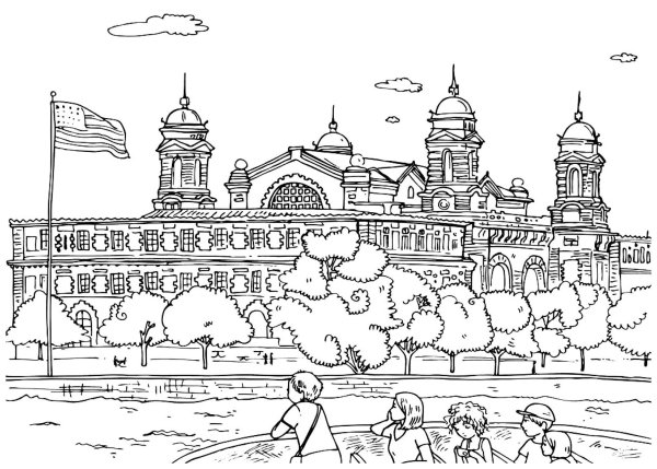 Россия раскраска для детей