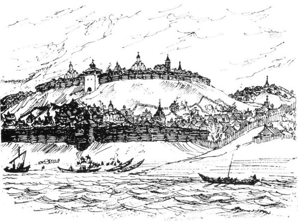 Нижегородский Кремль гравюра