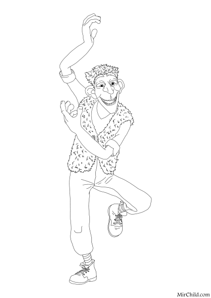 Урфин Джюс и его деревянные солдаты раскраска