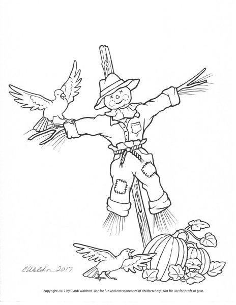 Страшила из изумрудного города раскраска