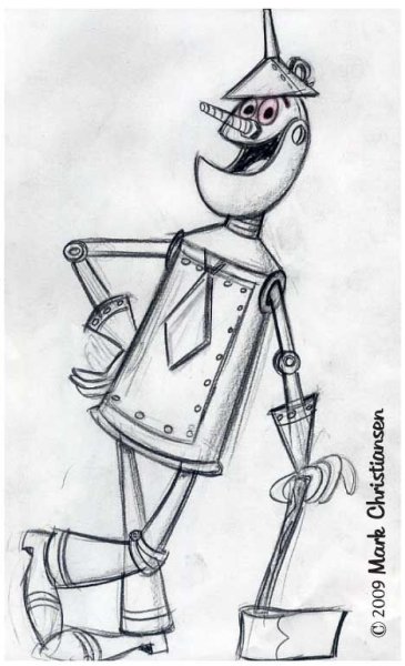 Железный дровосек изумрудный город рисунок