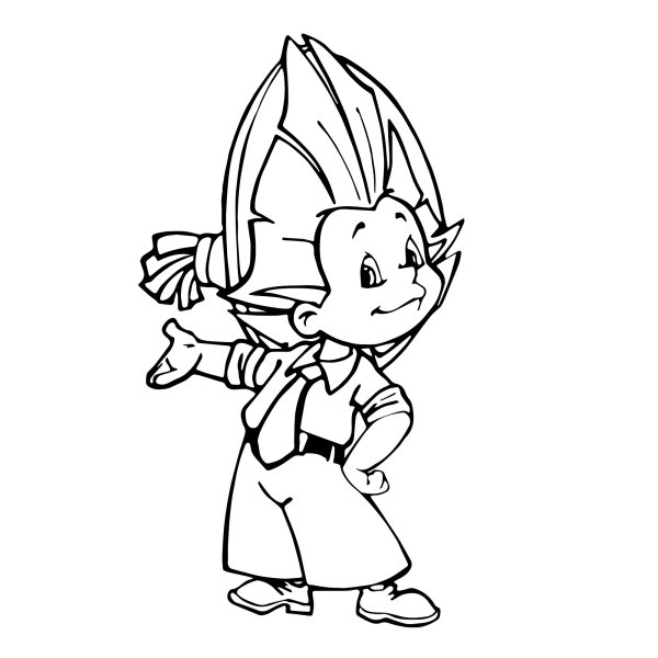 Незнайка раскраска