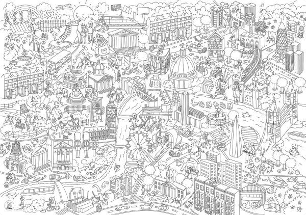 Гигантская раскраска