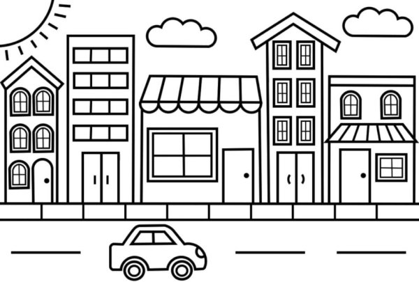 Раскраски для детей крупные распечатать