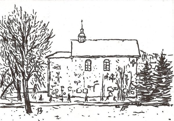 Борисоглебская Церковь (Гродно) рисунок