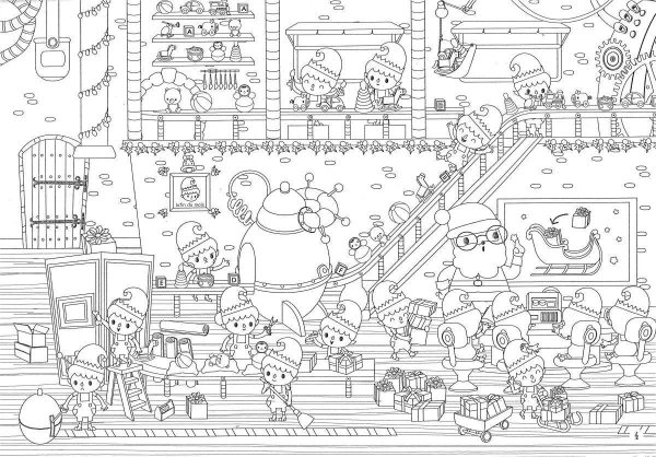 Мега раскраска