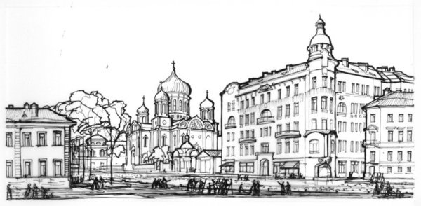 Петербург 19 века зарисовки