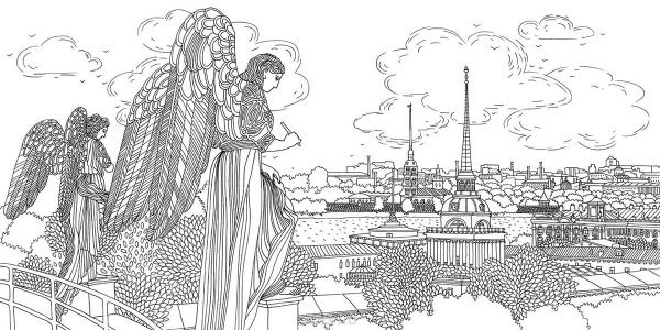 Раскраска "Санкт-Петербург"