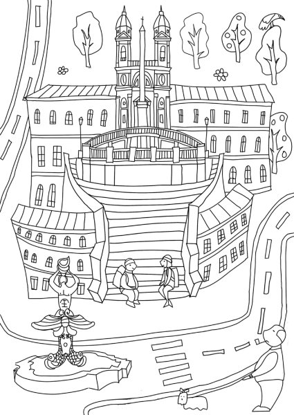 Раскраски СПБ для детей