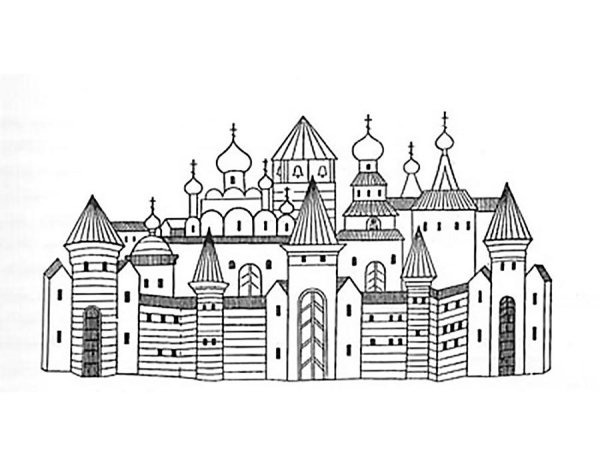 Тверской Кремль на иконе