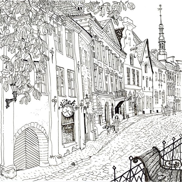 Старый город Графика