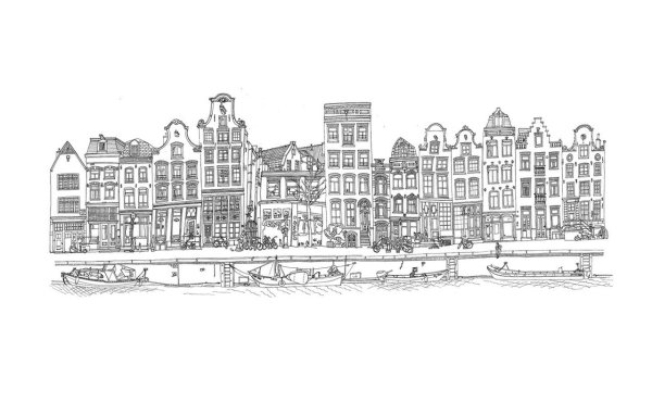 Голландские домики Графика