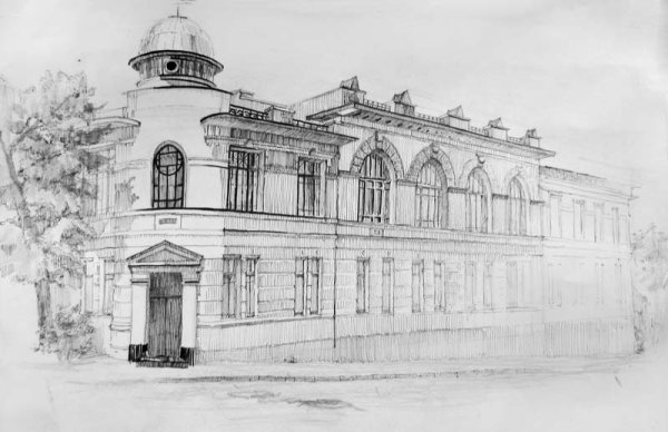 Архитектурные зарисовки достопримечательностей