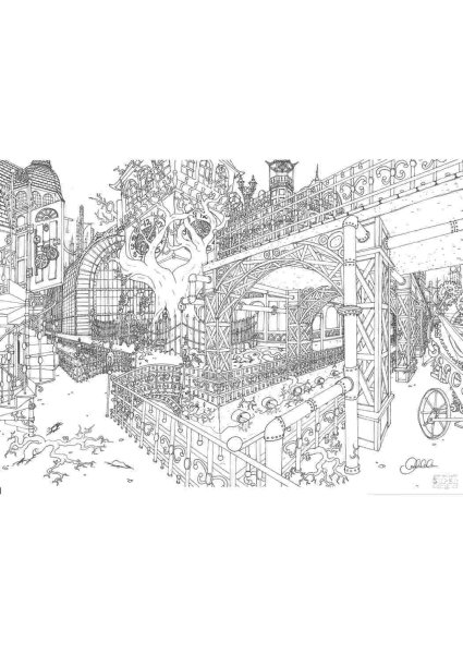 Раскраска "город"