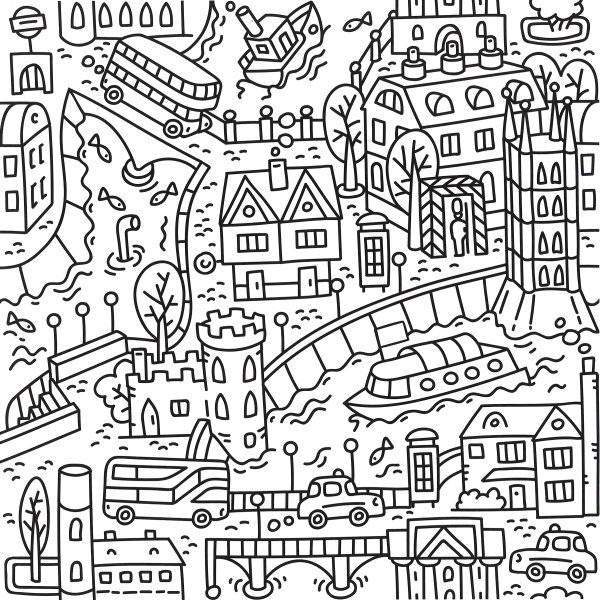 Раскраски антистресс девушки аниме