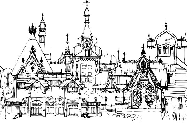 Архитектура Калуги вектор