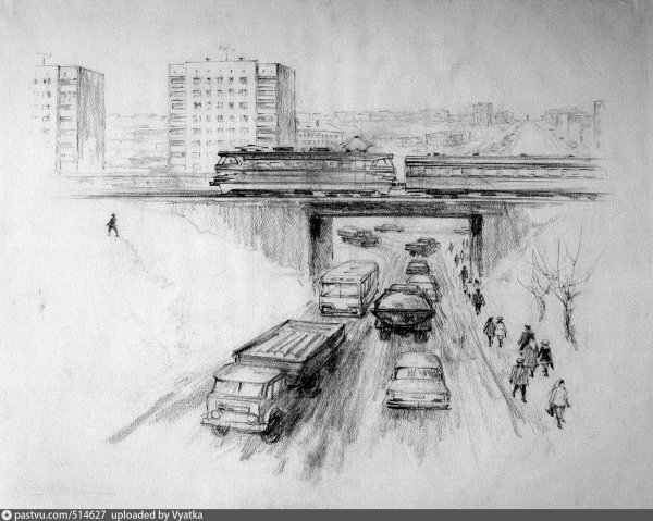 Город рисунок