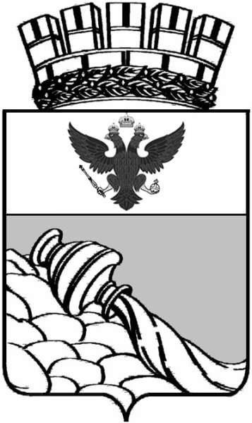 Герб города Воронежа черно белый