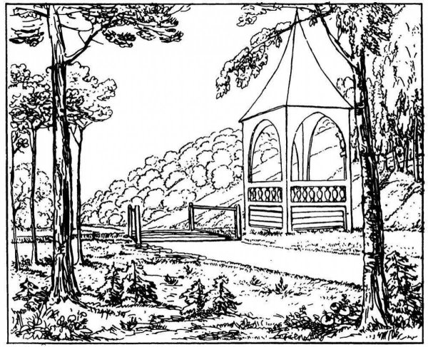 Рисунки Жуковского Василия Андреевича Мишенское