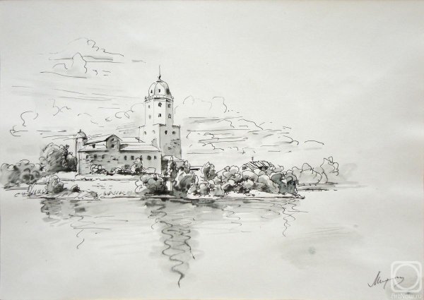 Выборг карандашом